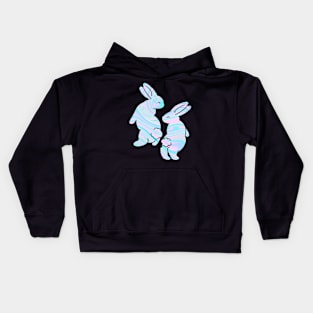 Twin Bunnies Kids Hoodie